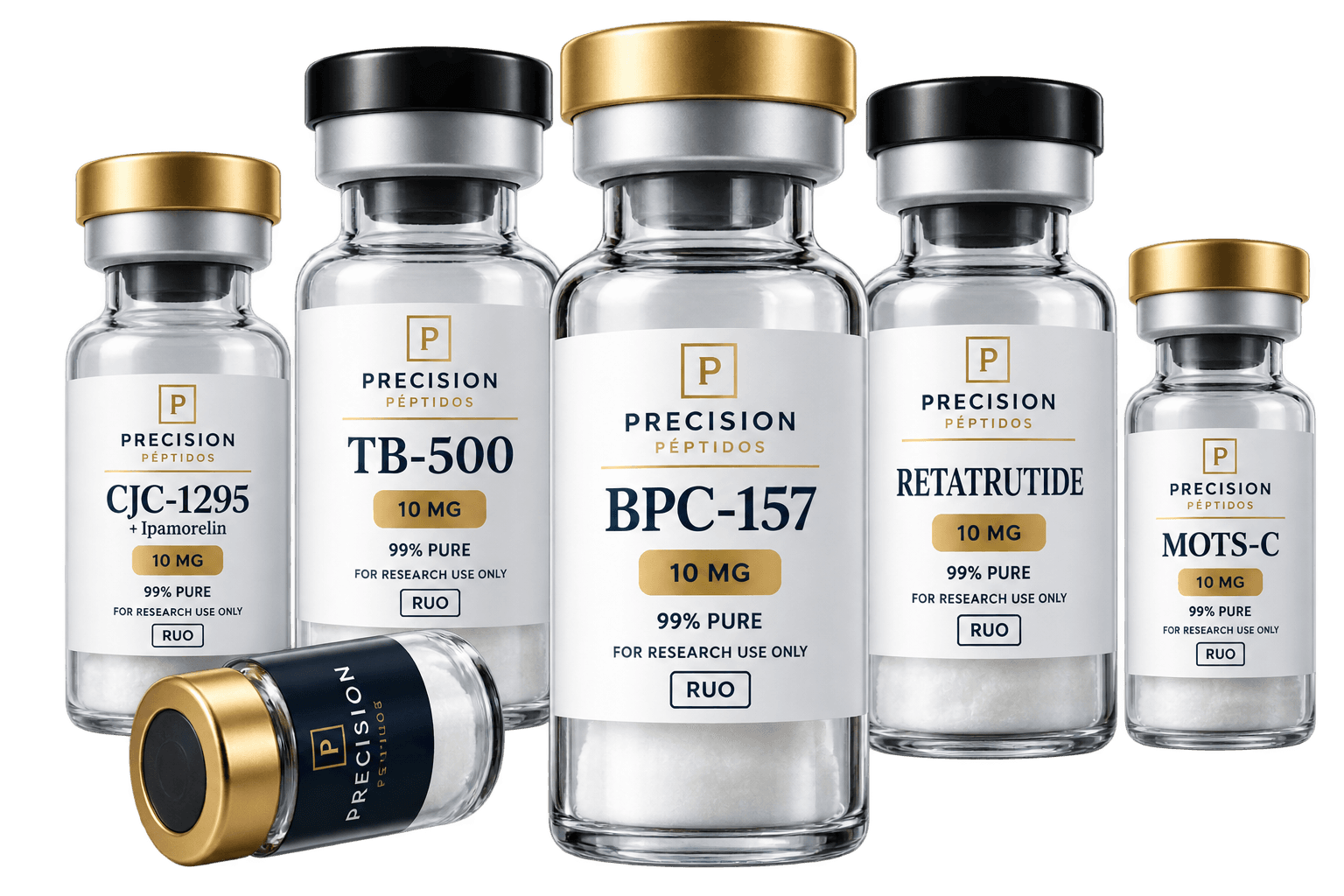 Precision Péptidos research vials